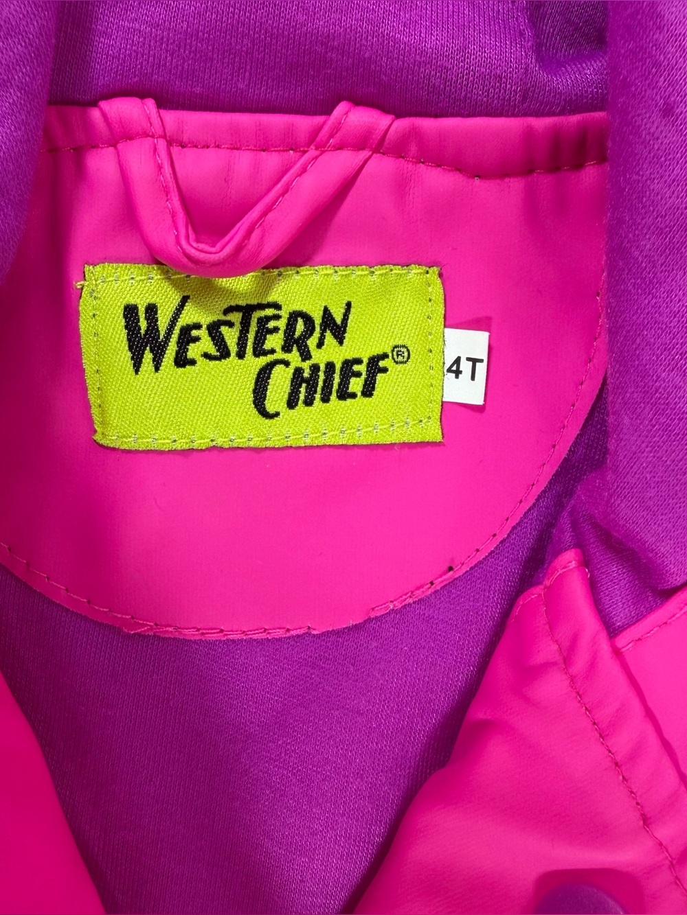 Western Chief Flower Cutie Rain Coat Size 4T Girls' - Picture 12 of 14